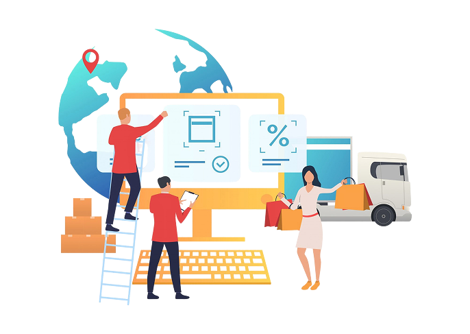 Logistics Optimization Illustration